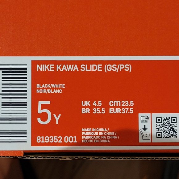NIKE KAWA SLIDE (GS/PS) 5Y 6Y - Picture 4 of 4